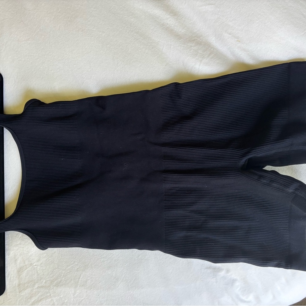 Amazon Black Ribbed Jumpsuit